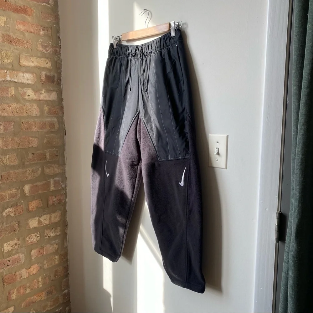 Nike Women’s Pinstripe Black Thermal Joggers – Size Small very warm and soft - Picture 3 of 15